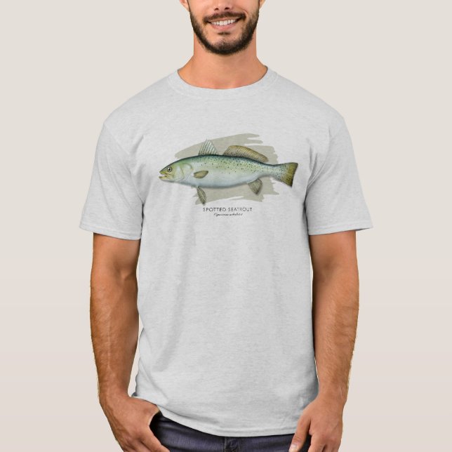 Camiseta T-shirt manchado de Seatrout (Frente)