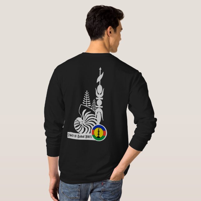 Camiseta T-shirt manches longues Strength of Kanak Roots (Parte Traseira Completa)