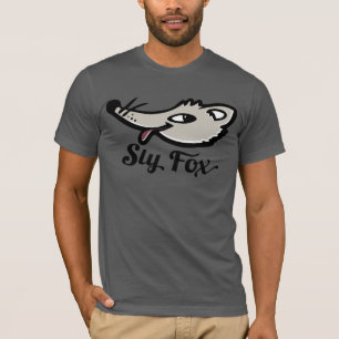 Camiseta T-shirt manhoso do gráfico da raposa