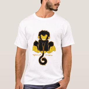 Camiseta T-shirt maníaco do macaco 4 do Mongo