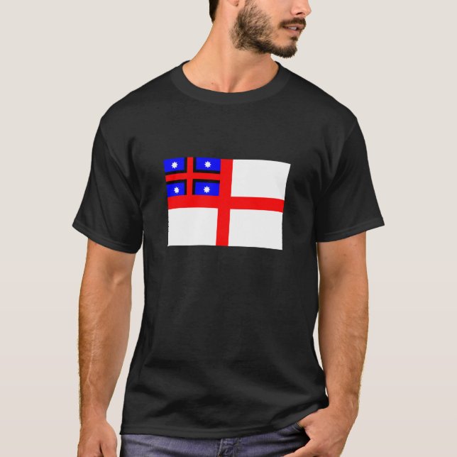 Camiseta T-shirt maori da bandeira de Nova Zelândia (Frente)