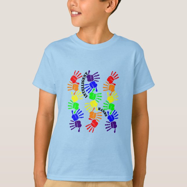 Camiseta T-Shirt MÃOS INTELIGENTES (Frente)