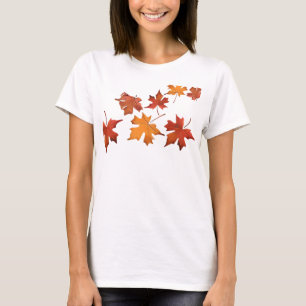 Camiseta T-shirt Maple Folha design