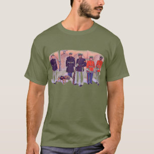 Camiseta T-shirt marinho da participação esperta U.S.Styl