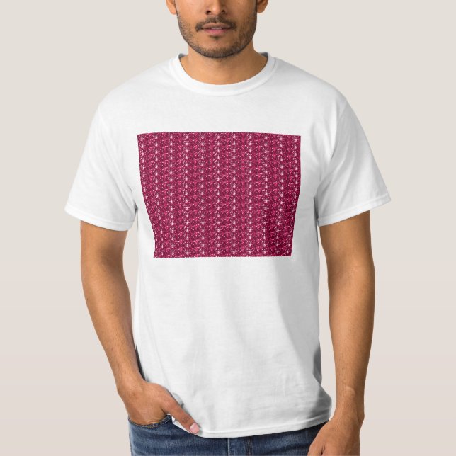 Camiseta T-Shirt Maroon Glitter (Frente)