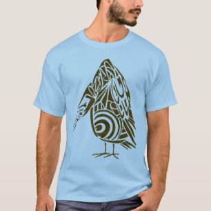 Camiseta t-shirt marrom do abutre de peru