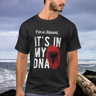 Camiseta T-shirt masculina albanesa personalizável
