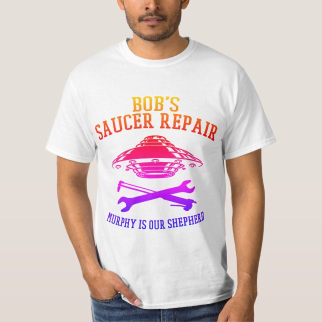 Camiseta t-shirt masculina com logótipo BSR de espectro (Frente)