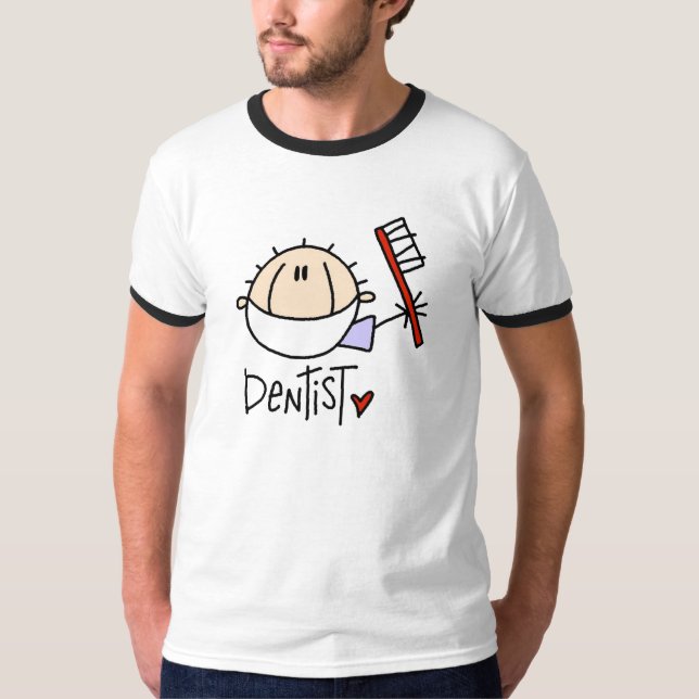 Camiseta T-shirt masculino do dentista (Frente)
