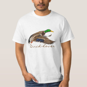 Camiseta T-shirt masculino dos animais selvagens do pato do