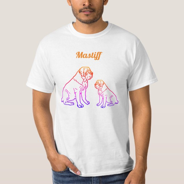 Camiseta T-Shirt Mastiff Urlaub (Frente)
