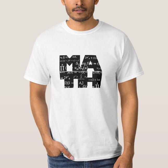Camiseta T-shirt matemática (Frente)