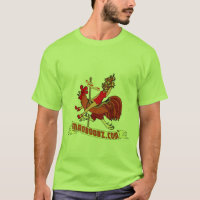 T-shirt mau do carrossel do menino (cores mornas)