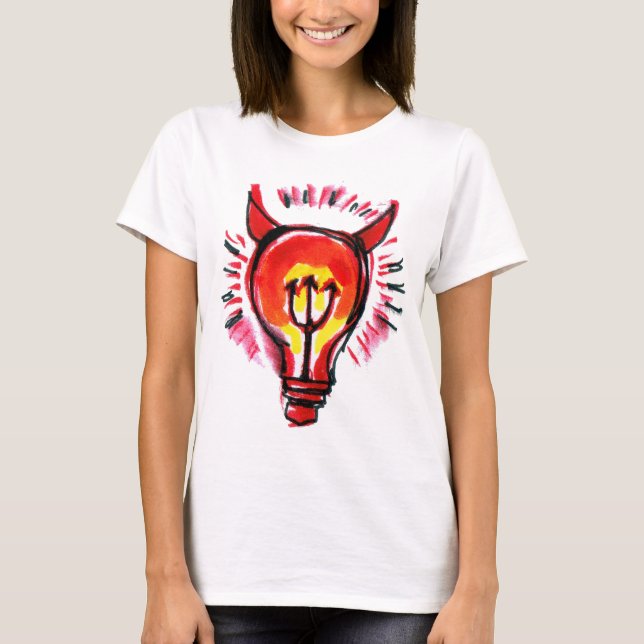 Camiseta T-shirt mau do gênio (Frente)