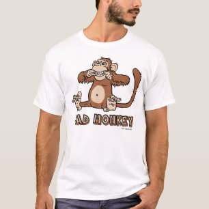 Camiseta T-shirt mau do macaco