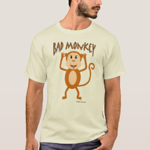 Camiseta T-shirt mau do macaco