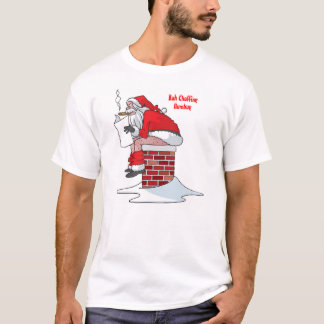 Camiseta T-shirt mau do papai noel
