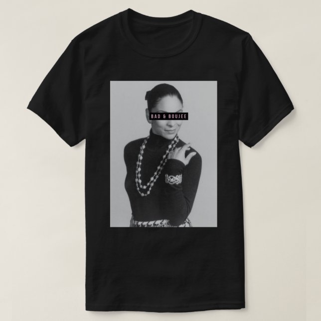 Camiseta T-Shirt Mau e Boujee Whitley 1 clássico (Frente do Design)