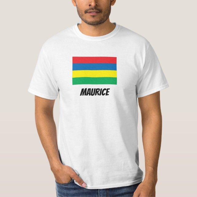 Camiseta T-shirt MAURICE (Maurícia) (Frente)