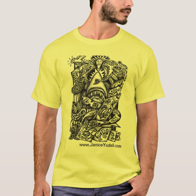 Camiseta T-shirt - maxilas da reunião dos bilhetes de (Frente)