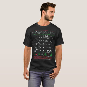 Camiseta T-shirt máximo da fórmula da matemática da feliz X