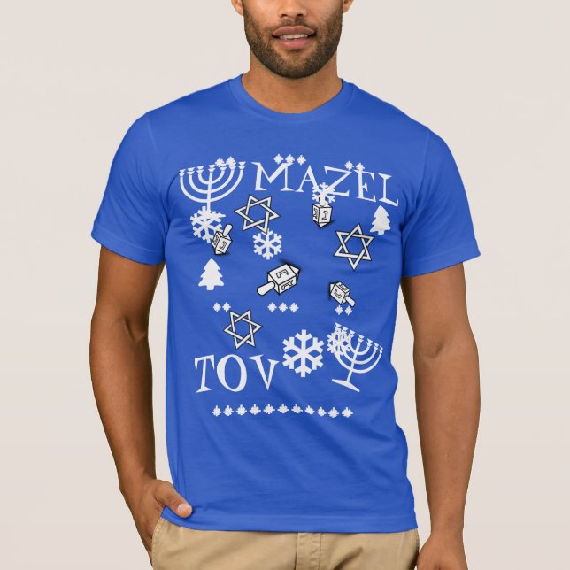 Camiseta T-shirt Mazel Tov Ugly Haunakka (Frente)