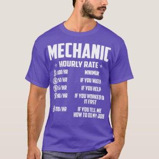 Camiseta T Shirt Mecânica Por Hora