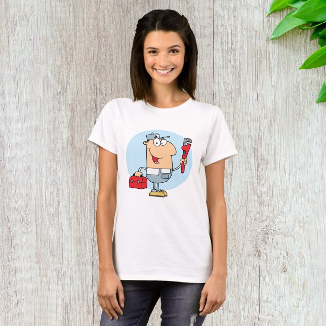 Camiseta T-Shirt Mecânico de Cartoon (Criador carregado)