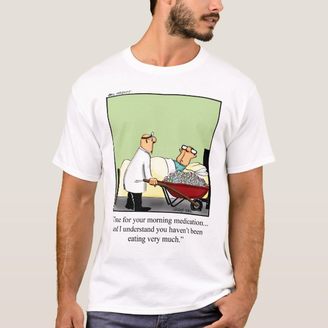 Camiseta T-shirt médica engraçada (Frente)