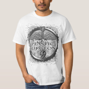 Camiseta t-shirt médica personalizada do Cirurgião Plástico