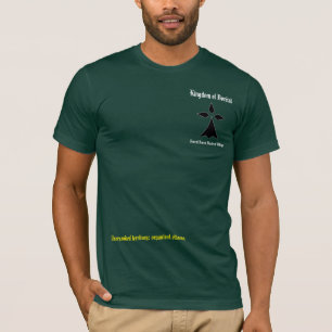 Camiseta T-shirt medieval da vila da floresta boreal