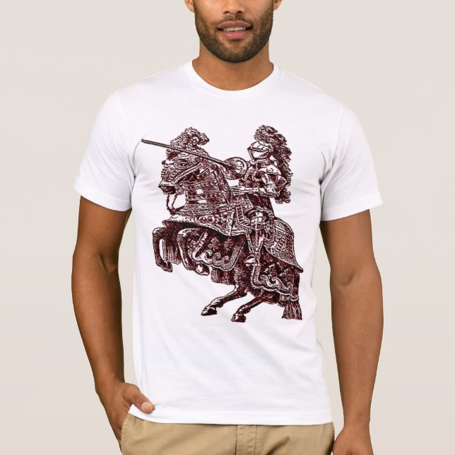 CAMISETA T-SHIRT MEDIEVAL DO CAVALEIRO (Frente)