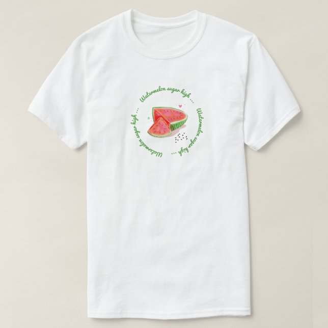Camiseta T-shirt - Melancia Sugar High (Frente do Design)