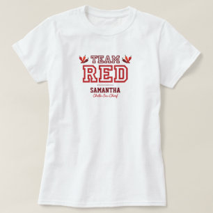 Camiseta T-Shirt Membro VERMELHO DA EQUIPE