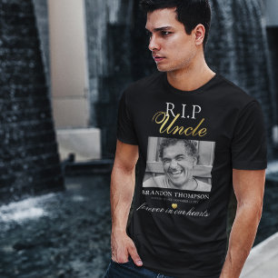 Camiseta T-Shirt Memorial do Tio Foto do R.I.P