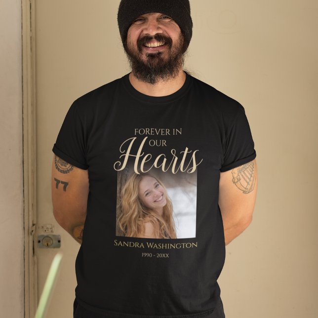 Camiseta T-Shirt Memorial Personalizado (Criador carregado)