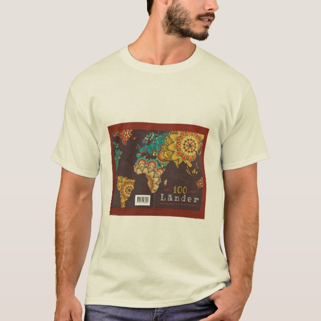 CAMISETA T-SHIRT MEN NEW RICO, MAPA MUNDIAL (Frente)