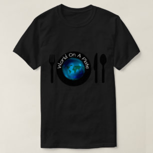 Camiseta T-Shirt Men S M L XL World Em Uma Placa