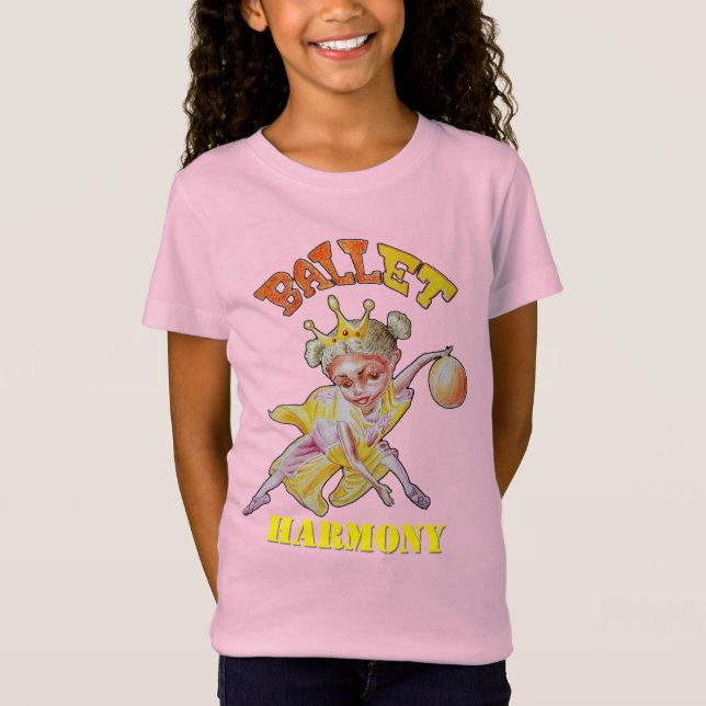 Camiseta T-Shirt Meninas de Basquete Dançarinas (Frente)