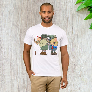 Camiseta T-Shirt Mens de Caminhada de Dois Hikers