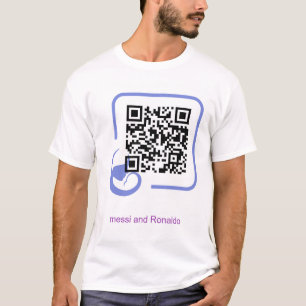 Camiseta T-Shirt messi e Ronaldo impressão