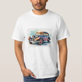 Camiseta t-shirt met oldtimer