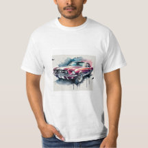 t-shirt met oldtimer