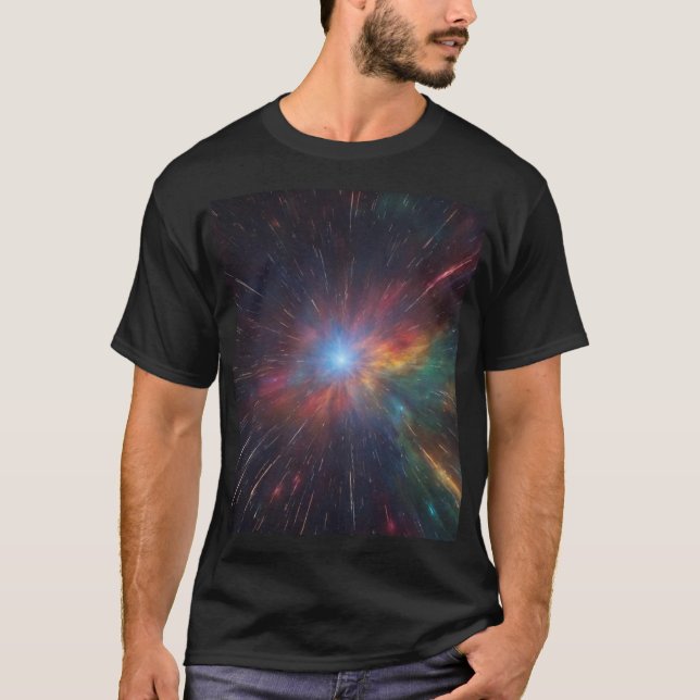 Camiseta t-shirt met starfield (Frente)