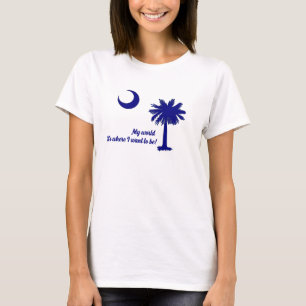 Camiseta T-shirt Meu Mundo - Carolina do Sul