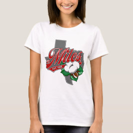 Camiseta T-Shirt "MILES, TEXAS - ALGODÃO"