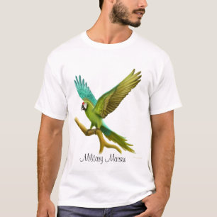 Camiseta T-shirt militar do Macaw