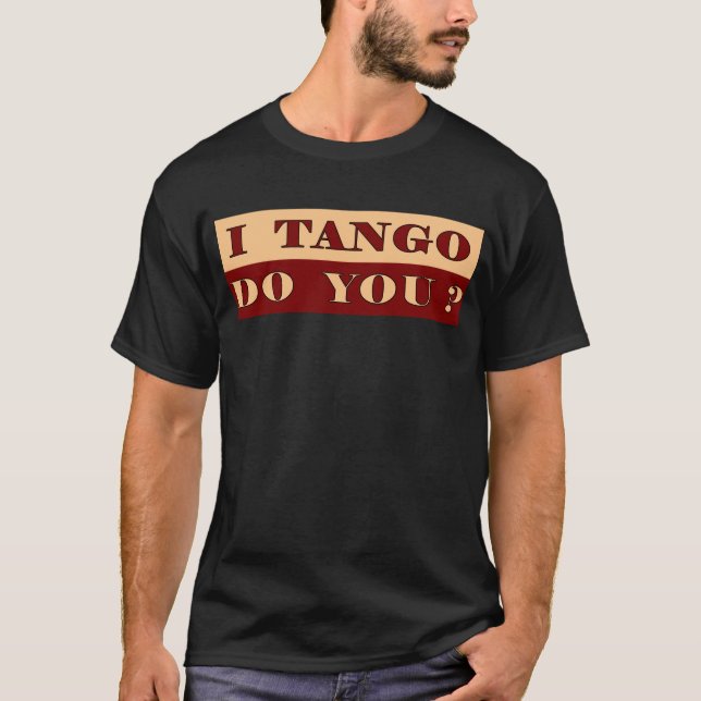 Camiseta t-shirt mim vermelho do tango (Frente)