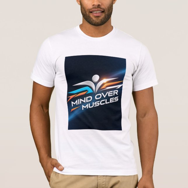Camiseta T-shirt Mind Over Muscles (Frente)