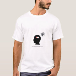 Camiseta T-Shirt Minimalista De Queimadura Do Cérebro